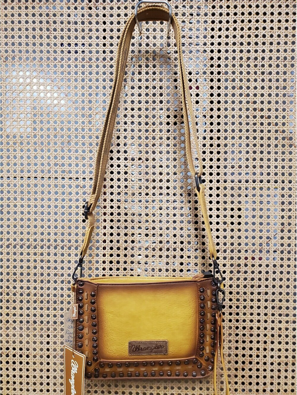 Wrangler Western Yellow Ombre Crossbody/Wristlet/Clutch NWT